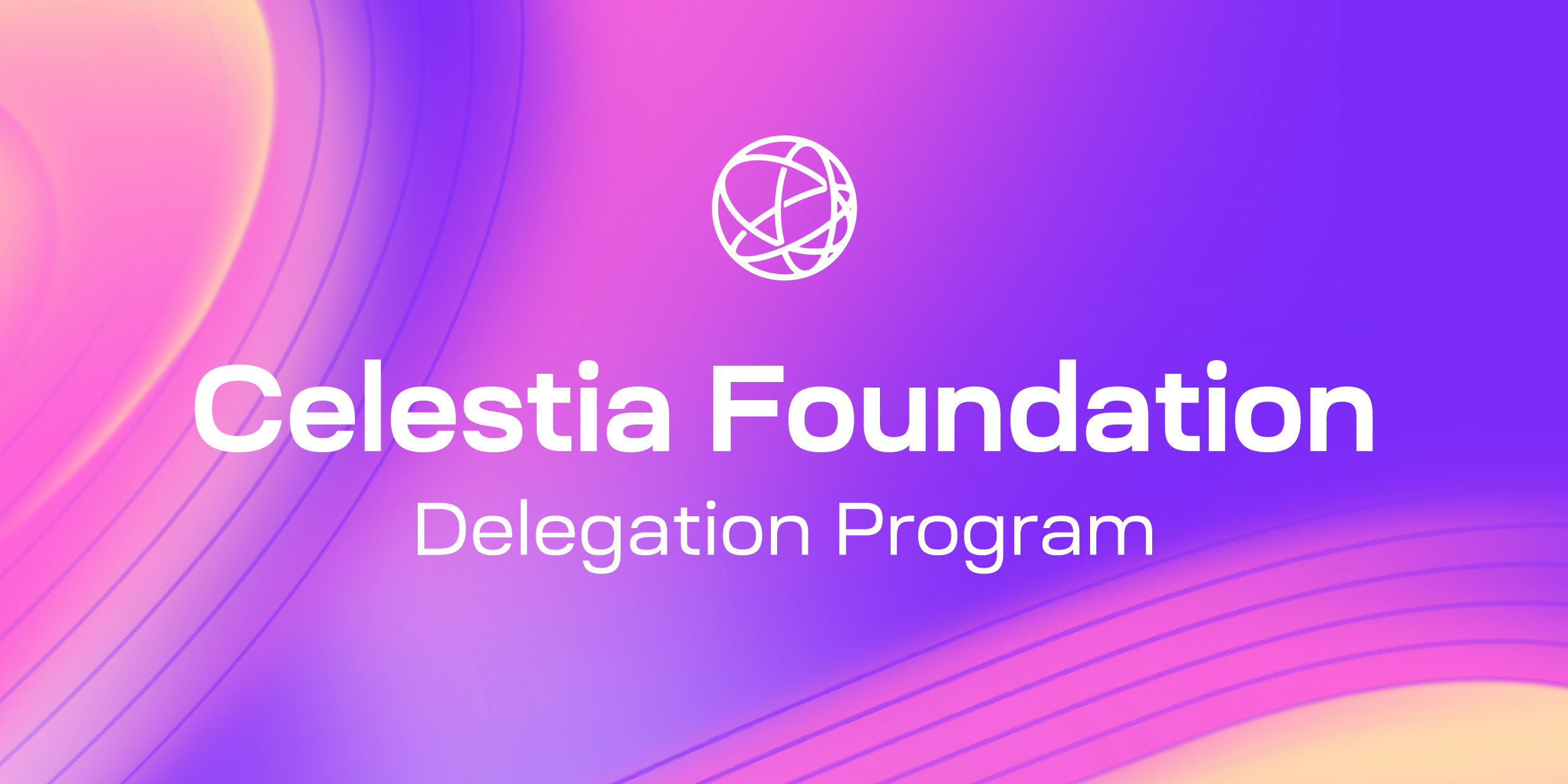 Delegation program banner